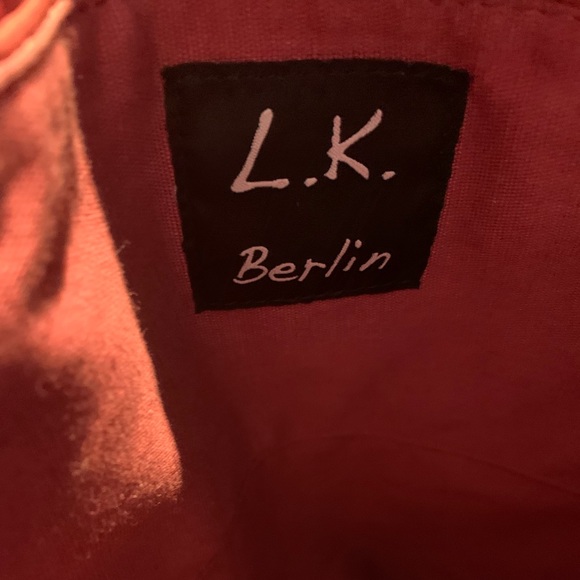 pink leather purse (tag says L.K Berlin) - Picture 2 of 5